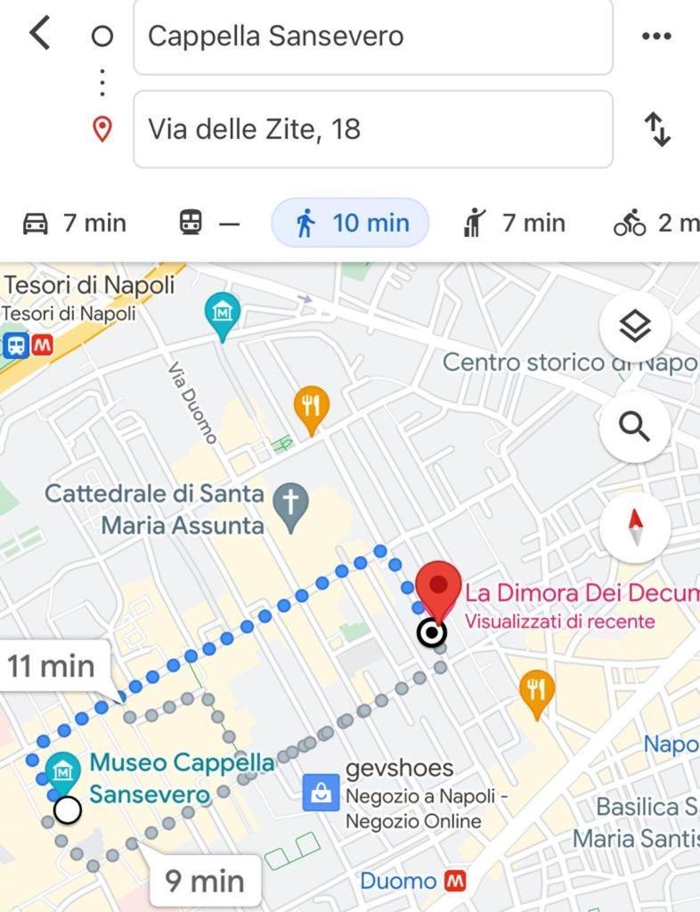 Bed and Breakfast Dimora Dei Decumani Neapol Exteriér fotografie